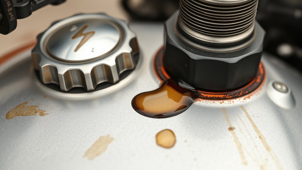 seal damage causes leaks