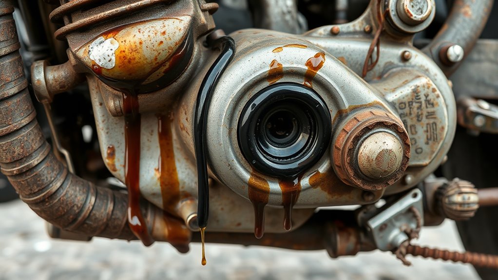 seal failure causes oil leaks