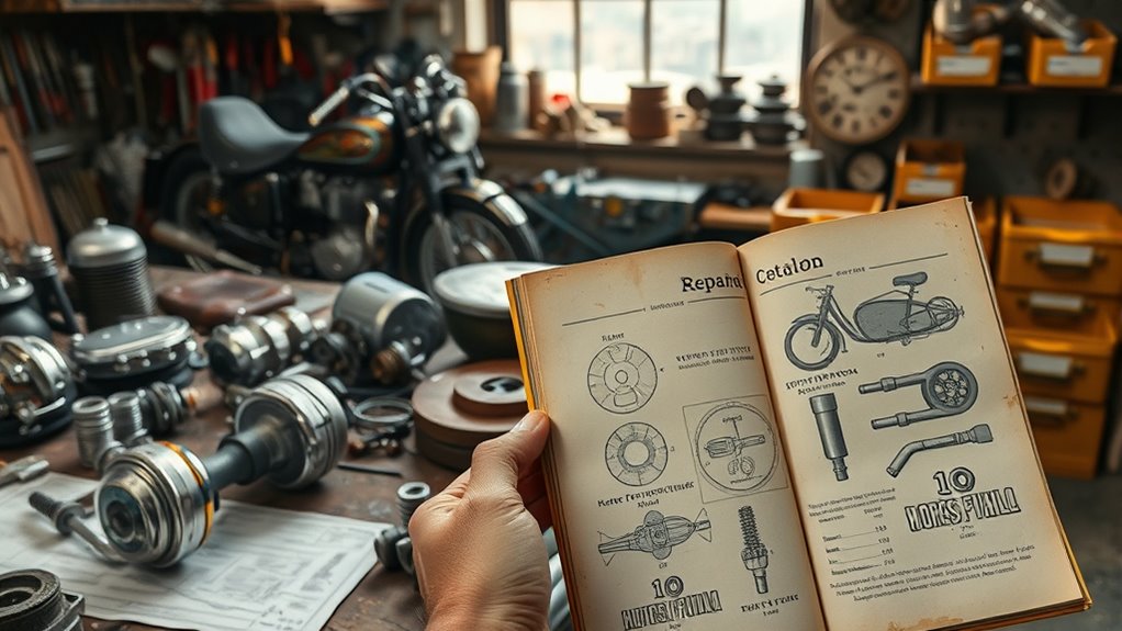 sourcing vintage motorcycle parts