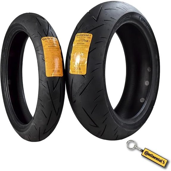 Continental Conti Sport Attack 2 Motorcycle Tires Set