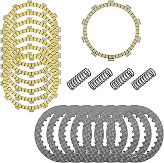 Caltric Steel Clutch Friction Plates Kit for Honda VT750