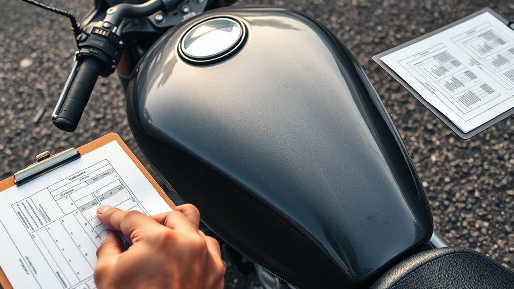 submit paperwork and inspection