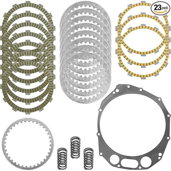 Caltric Clutch Friction Plates & Gasket Kit for Suzuki Hayabusa