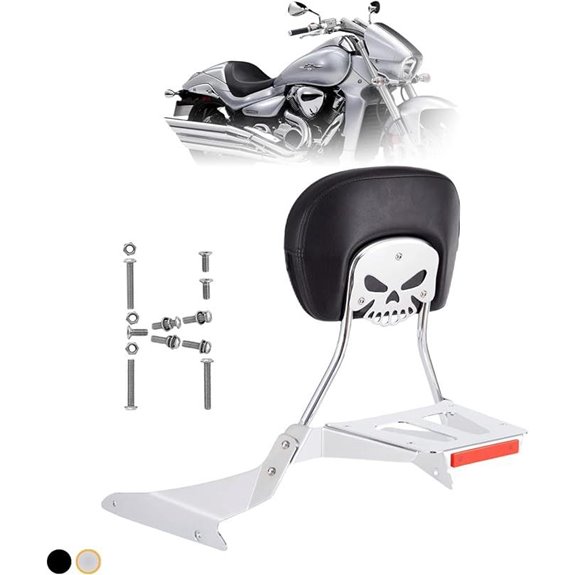 Kinglemc Powersports Sissy Bar with Backrest for Suzuki