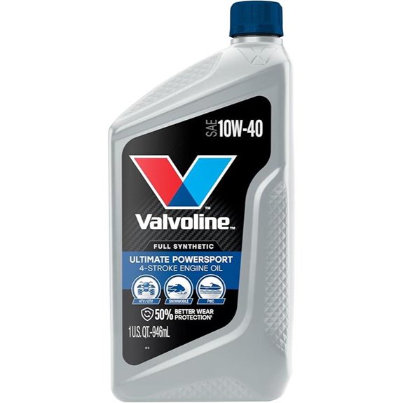 Valvoline 4-Stroke Powersport Full Synthetic Motor Oil 1 Quart