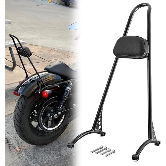 Dasen 23 Tall Harley Sportster Sissy Bar Backrest