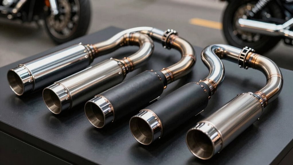top harley softail exhausts
