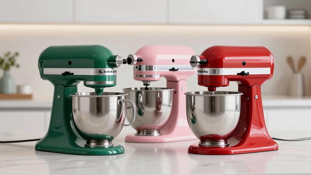 top kitchenaid mixer colors