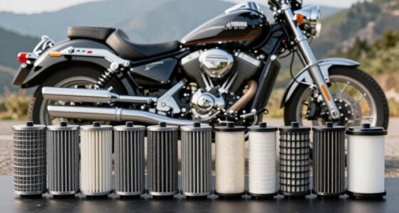 top yamaha v star air filters