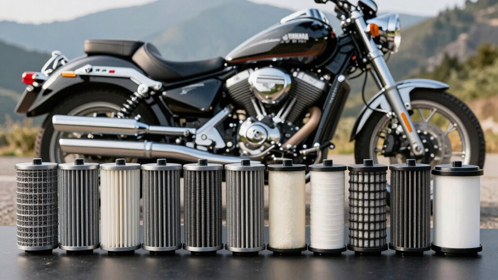 top yamaha v star air filters
