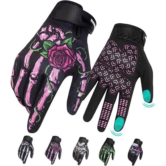 RIGWARL Touchscreen Motorcycle Gloves for Men & Women