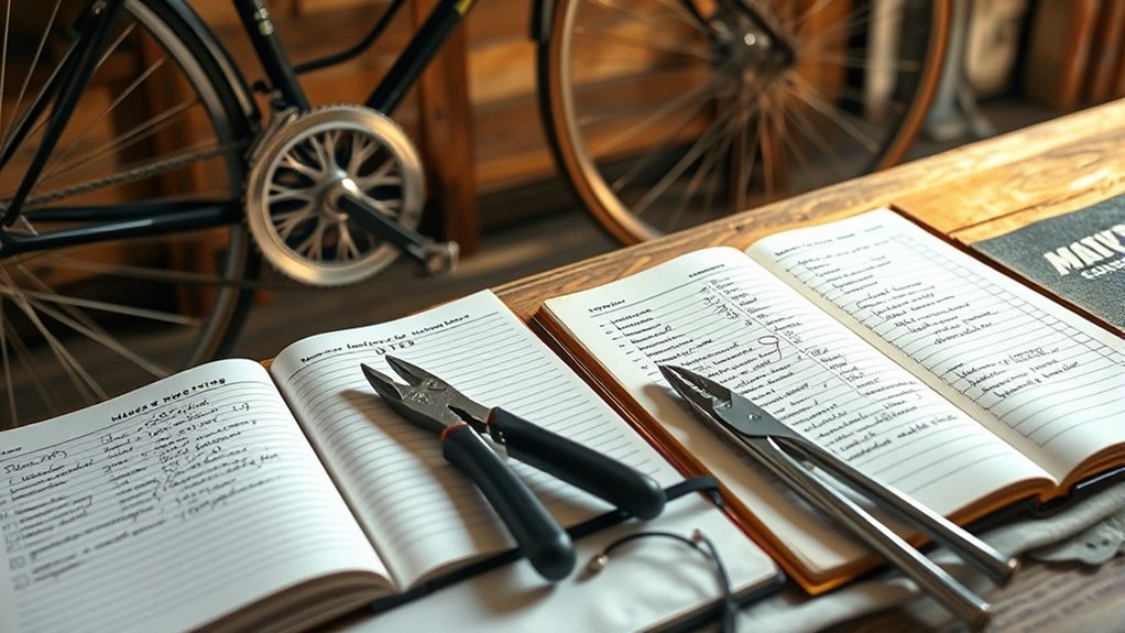 track bike maintenance history