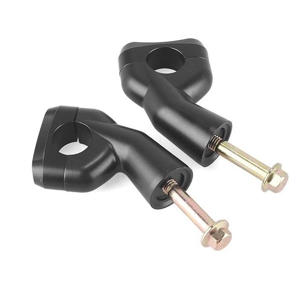 Black Motorcycle Handlebar Risers Kit for Triumph
