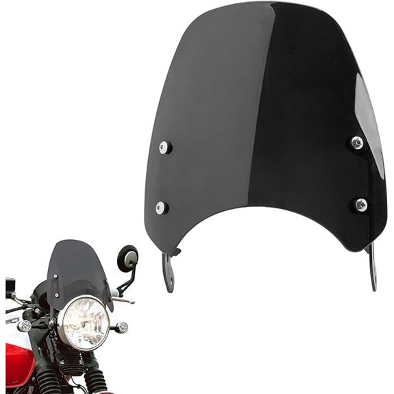 Motorcycle Windshield Deflector for Triumph Bonneville