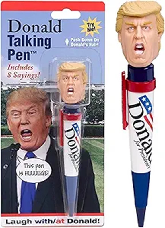 Donald Trump Talking Pen – Gag Political Gift for Men
