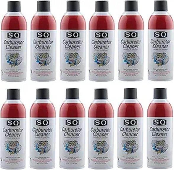SQ Carburetor Cleaner 12 pack 12.5 Oz per bottle