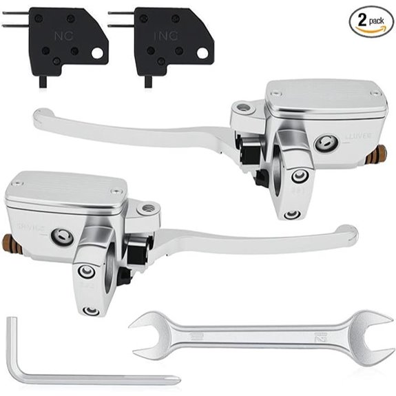 Triumilynn Universal Motorcycle Brake Master Cylinder Set