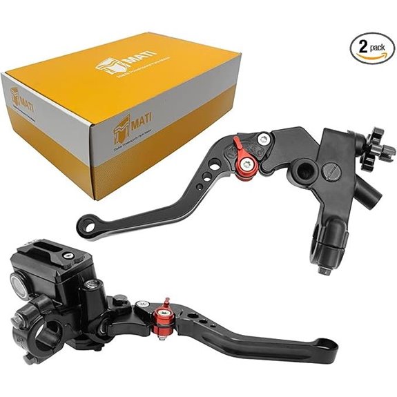 Universal Motorcycle Handlebar Brake & Clutch Levers Set