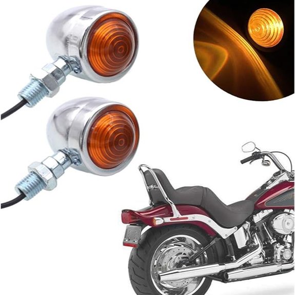 Universal Motorcycle Turn Signal Lights (Pair)