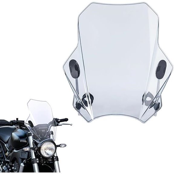 Universal Motorcycle Windshield for Harley Yamaha Kawasaki