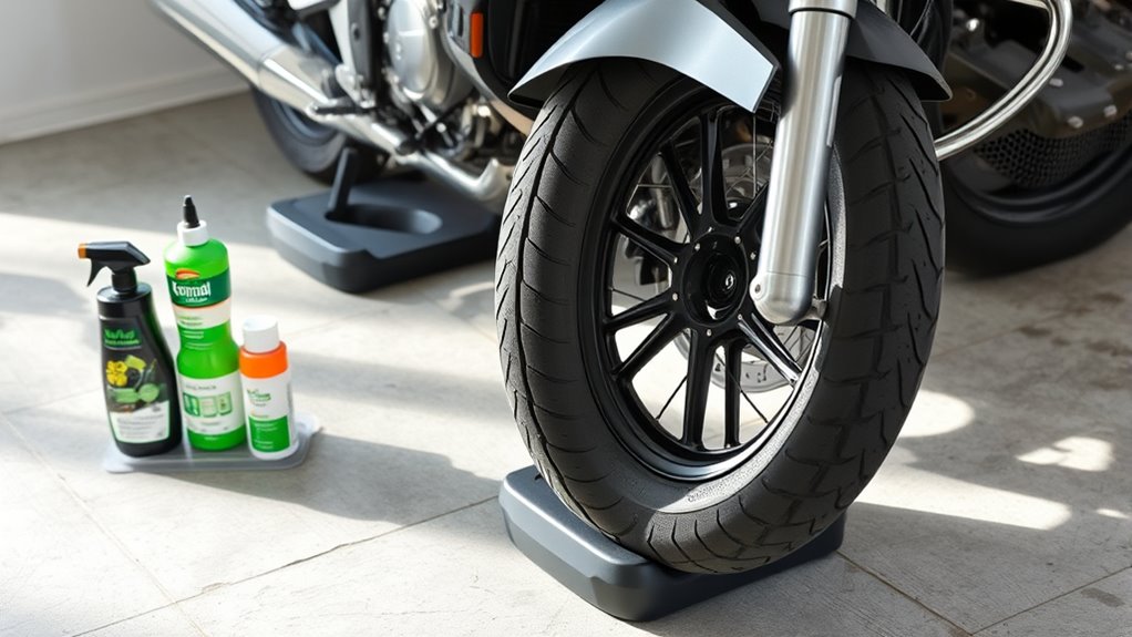 use proper tire care products