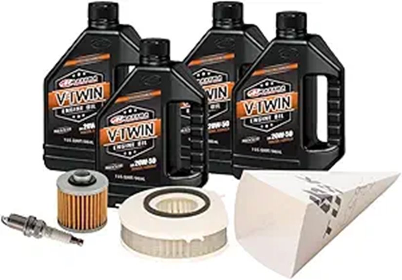 Tusk Tune Up Kit with V-Twin Mineral Oil Compatible with V-Star XVS1100