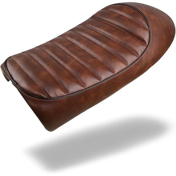 Vintage Brown 20.5 Cafe Racer Motorcycle Seat