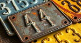 vintage license plate laws