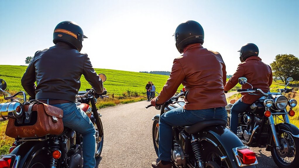 vintage motorcycle group rides