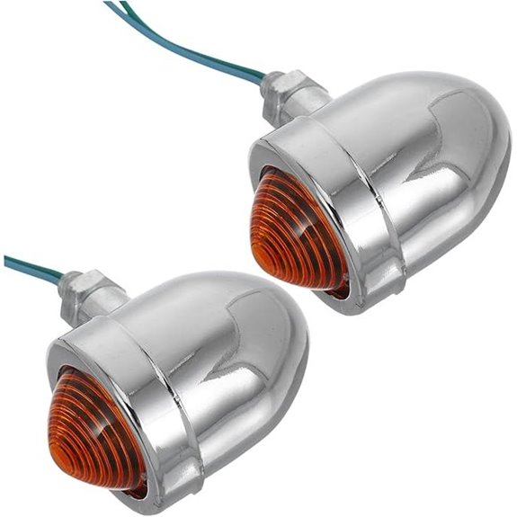 Vintage Motorcycle Indicator Lights (2pcs)