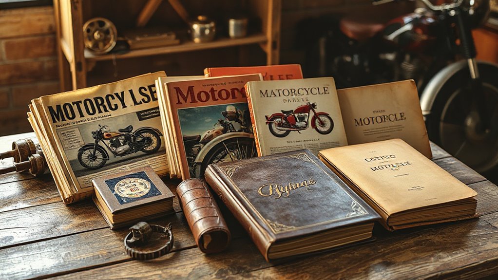 vintage motorcycle magazine collections
