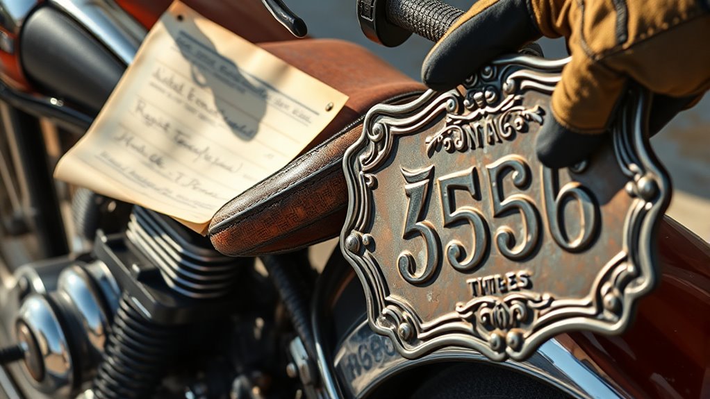 vintage motorcycle ownership verification