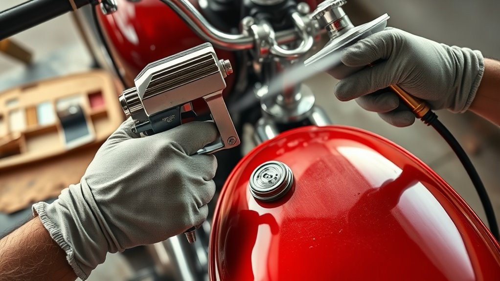 vintage motorcycle painting essentials