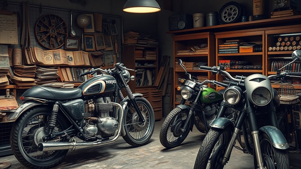 vintage motorcycle parts sourcing