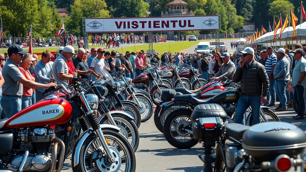 vintage motorcycle racing showcase