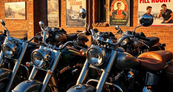 vintage motorcycles in films