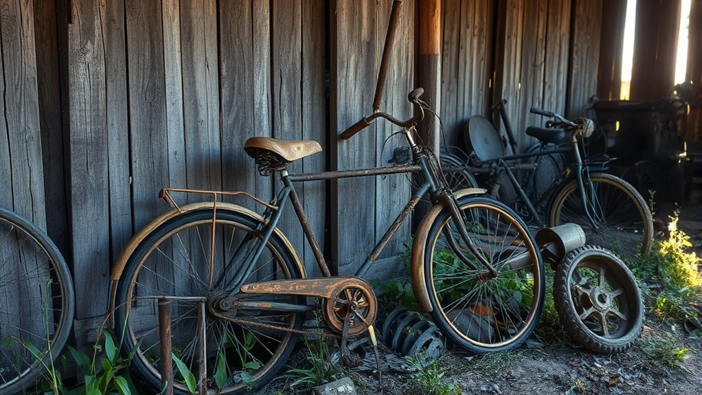 vintage vehicles stored secretly