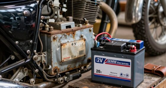 vintage vs modern batteries