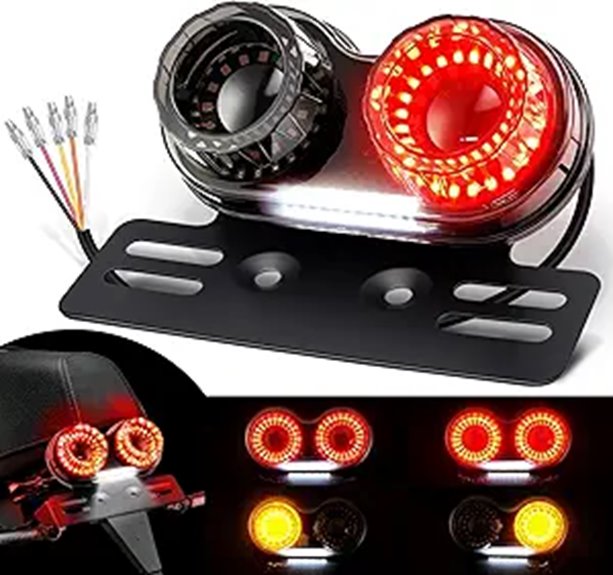 Benlari Motorcycle Tail Light with 90 LEDs Waterproof