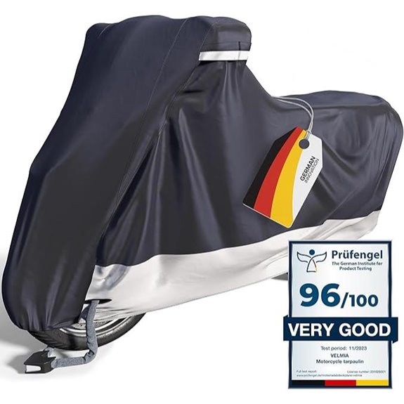 Velmia Motorcycle Cover Waterproof & Heat Resistant