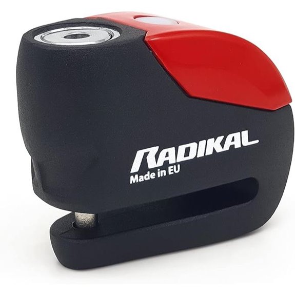 RADIKAL RK9 Disc Lock Alarm Waterproof Motorcycle Lock