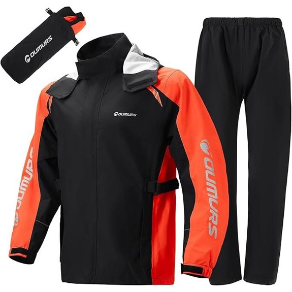 Motorcycle Rain Suit Waterproof Jacket & Pants