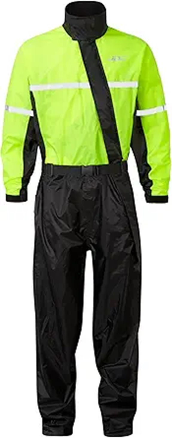 JDC Motorcycle Waterproof Rain Suit Over Suit 1PC - SHIELD