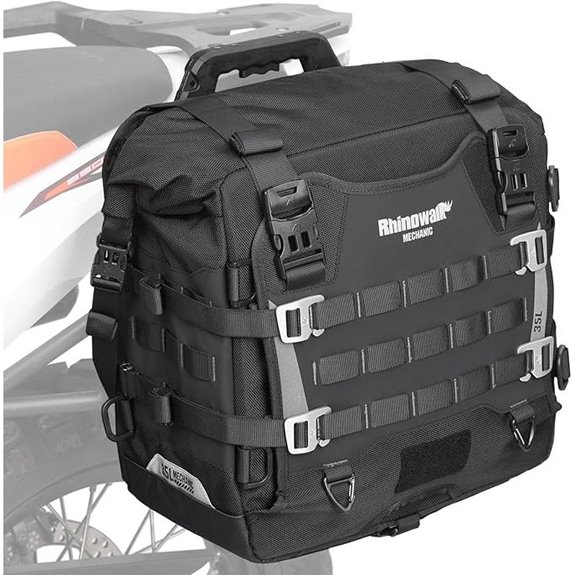 Rhinowalk 35L Waterproof Motorcycle Saddlebag