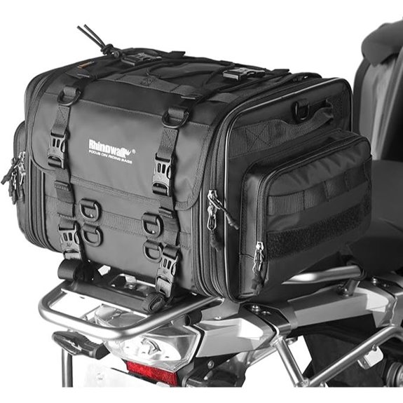 Rhinowalk Expandable Waterproof Motorcycle Tail Bag