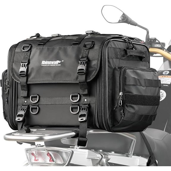 Rhinowalk Expandable Waterproof Motorcycle Tail Bag