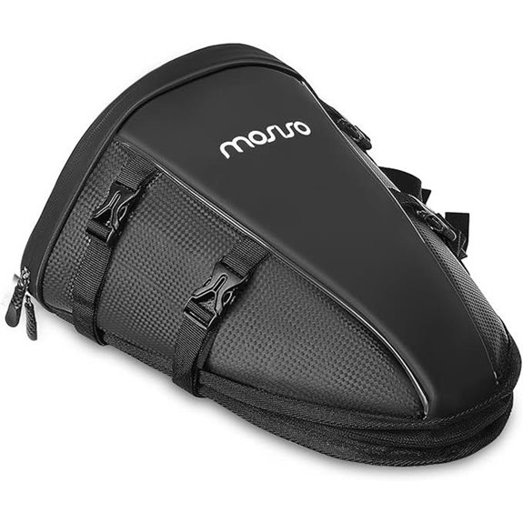 MOSISO Waterproof Motorcycle Tail Bag with Shoulder Strap