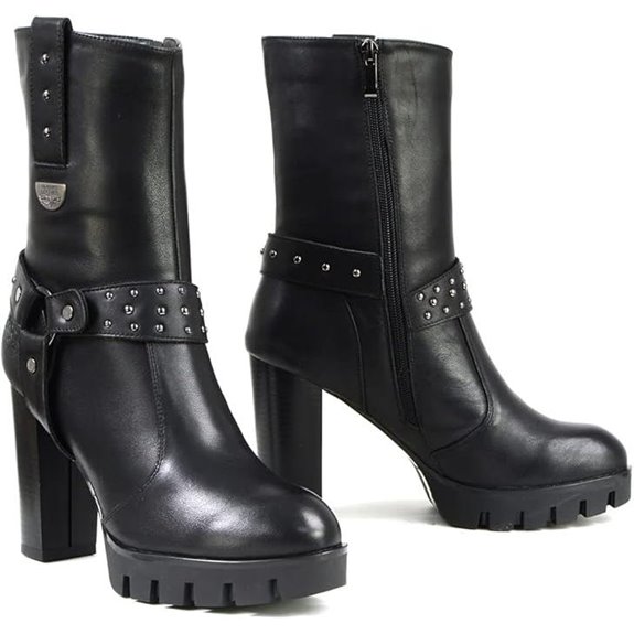 Milwaukee Leather Women's Casual Motorcycle Boots