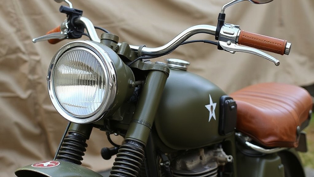 wwii army motorcycle restoration