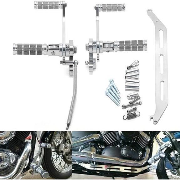 CNC Forward Controls Footpegs for Yamaha Vstar XVS650